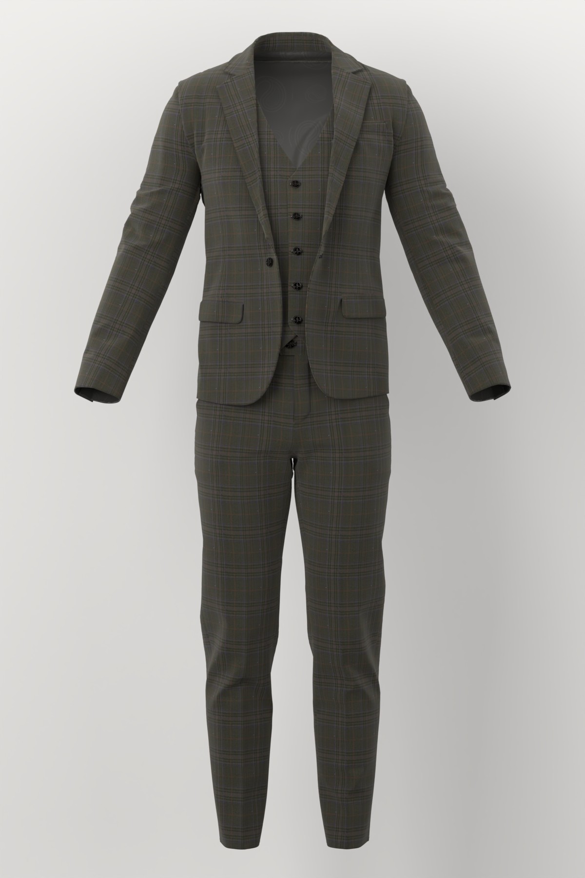 Devonshire Tweeds No. 30044 made up: three-piece suit