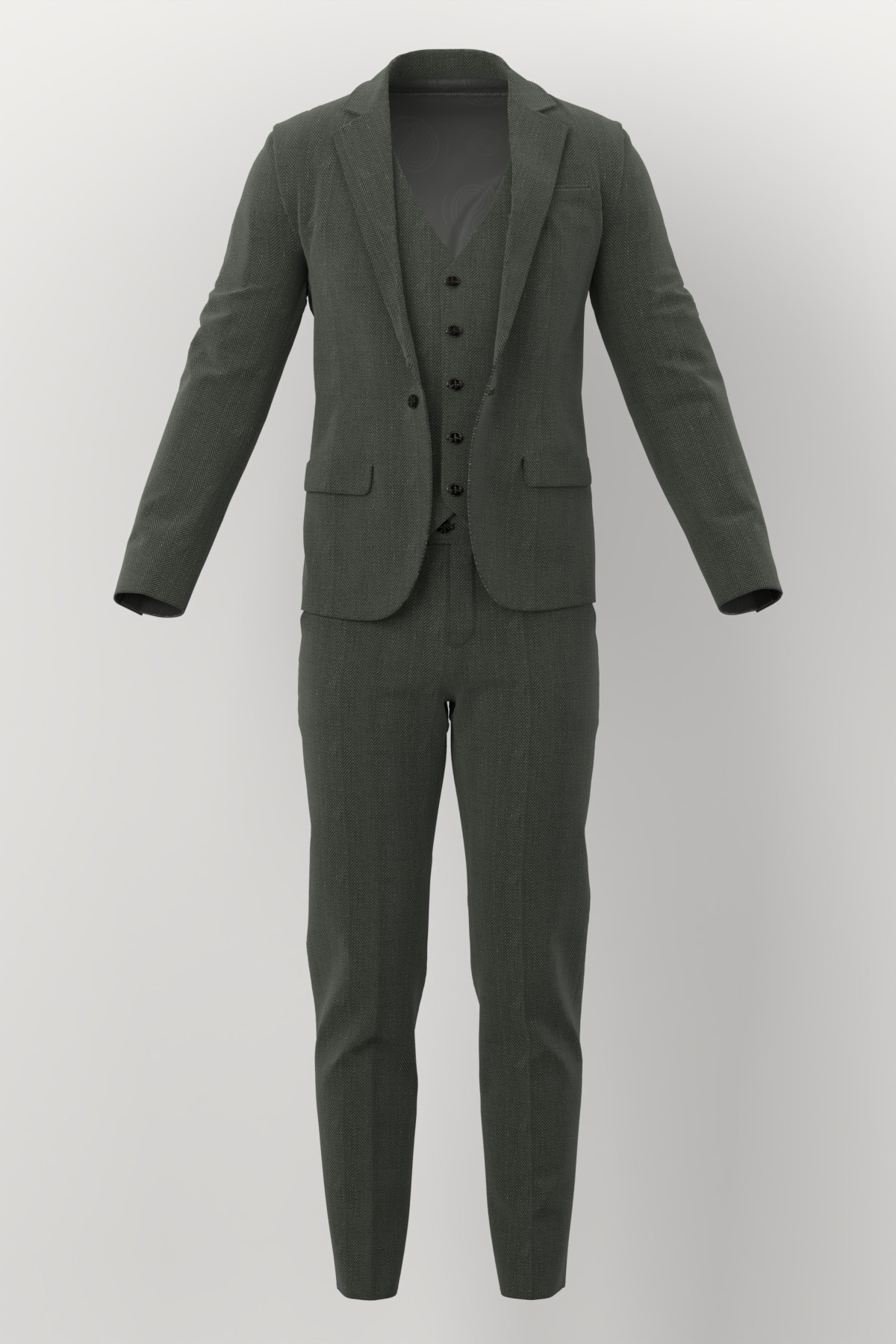 Devonshire Tweeds No. 30047 made up: three-piece suit