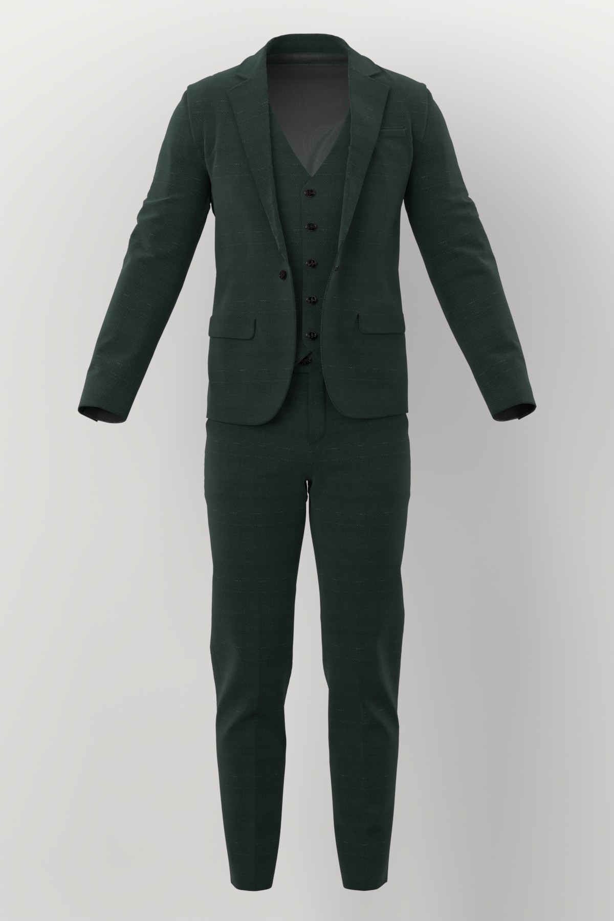 Devonshire Tweeds No. 30048 made up: three-piece suit