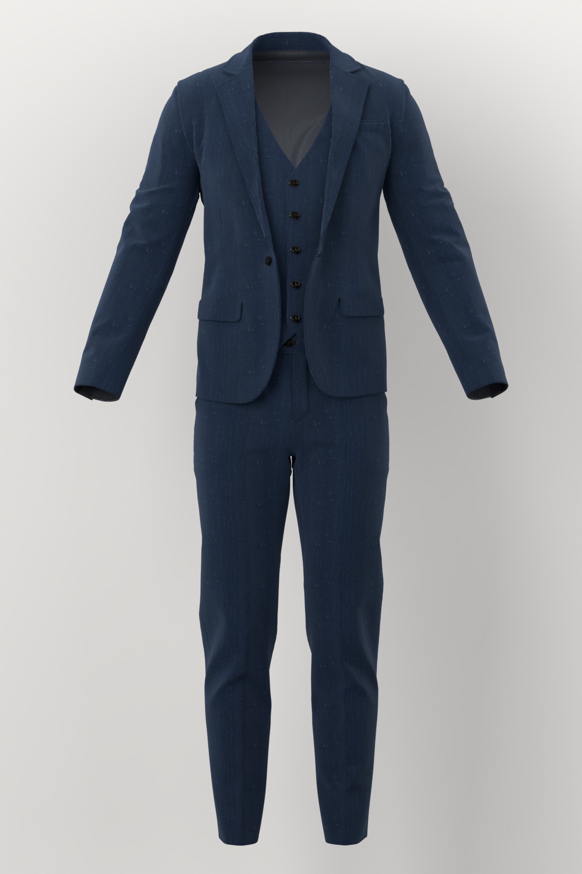 Devonshire Tweeds No. 30053 made up: three-piece suit