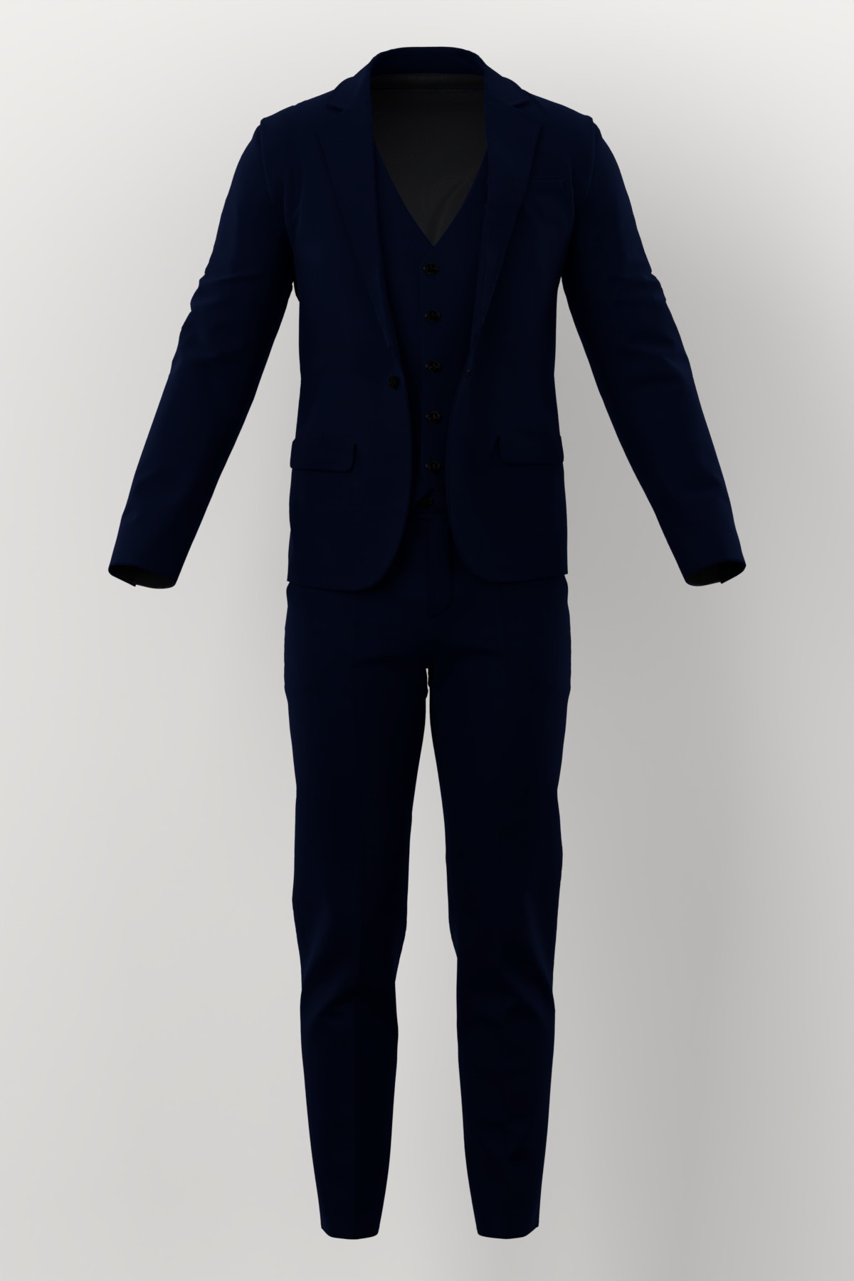 Dormeuil 15.7 Super 160's No. 27840 made up: three-piece suit