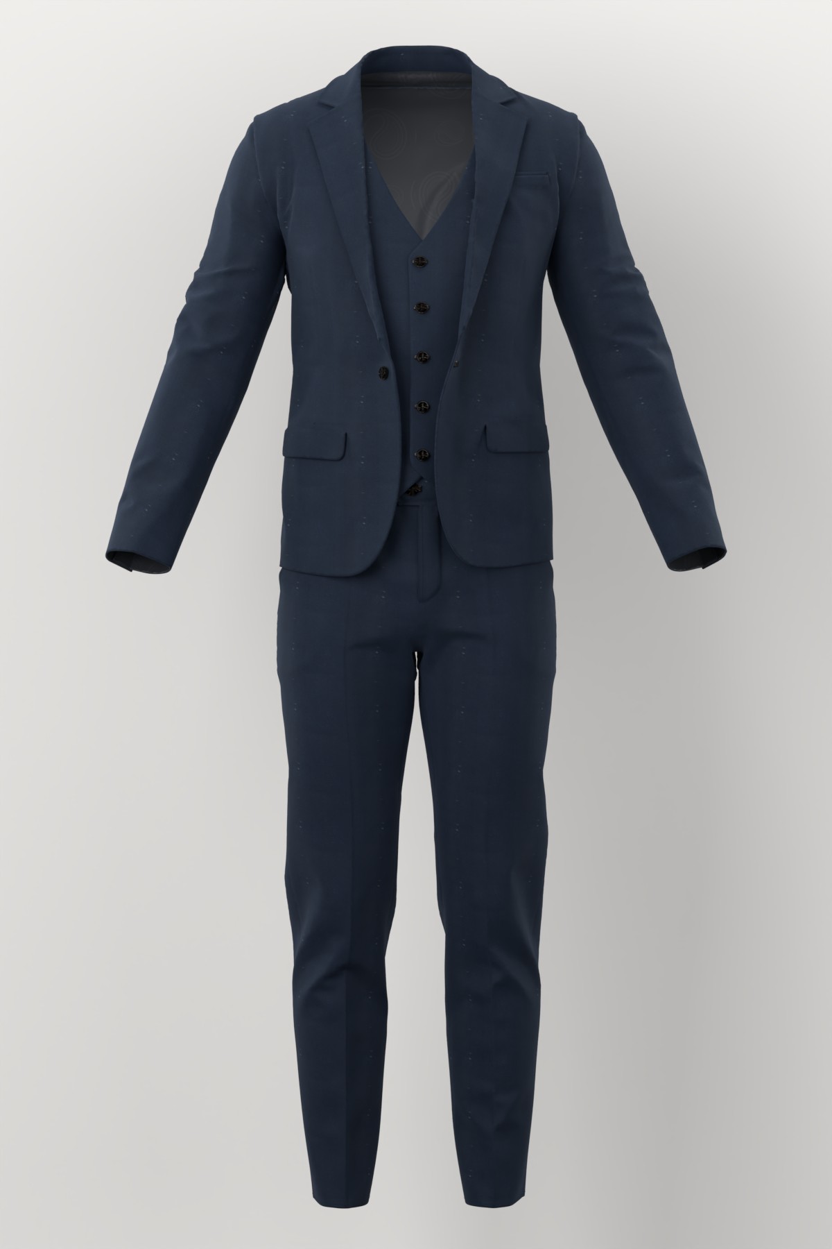 Dormeuil 15.7 Super 160's No. 29302 made up: three-piece suit
