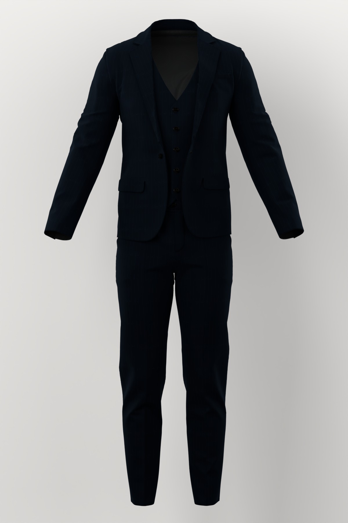 Dormeuil Amadeus No. 24338 made up: three-piece suit
