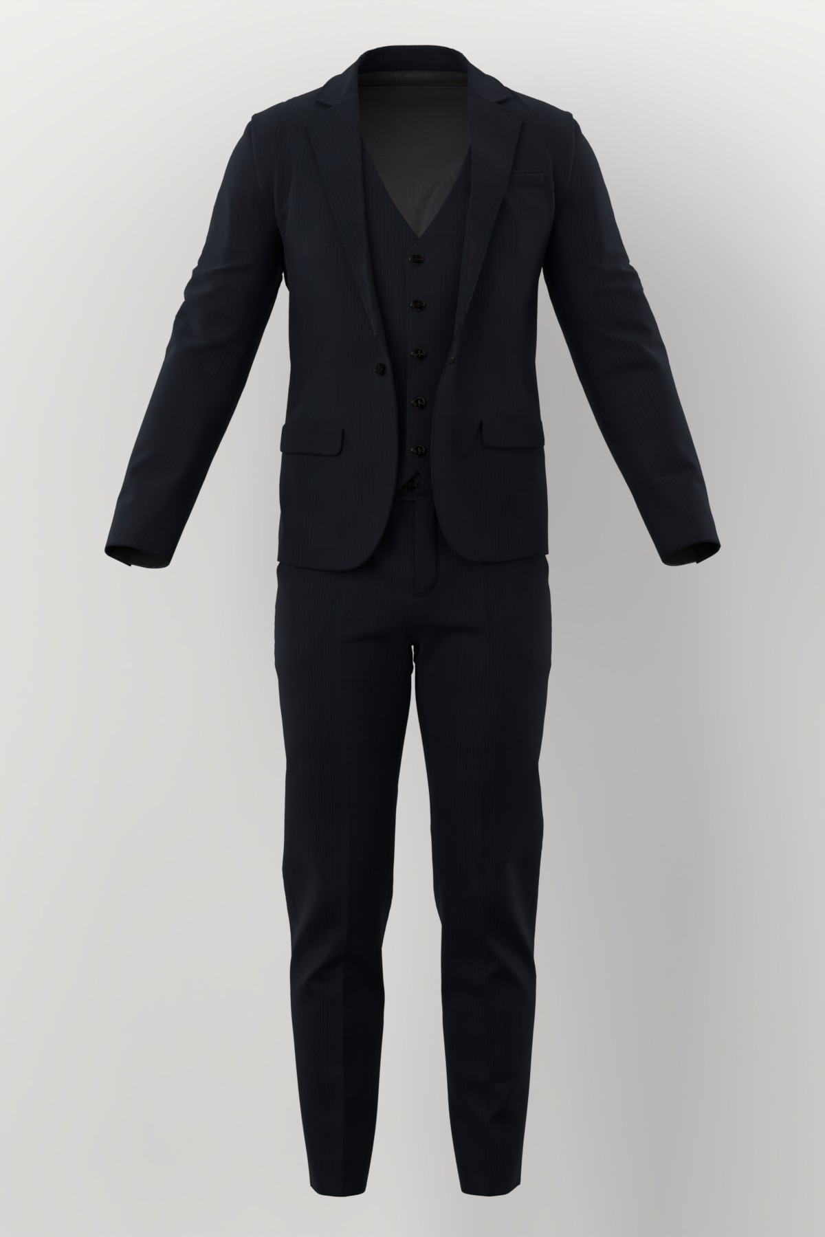 Dormeuil Amadeus No. 29085 made up: three-piece suit