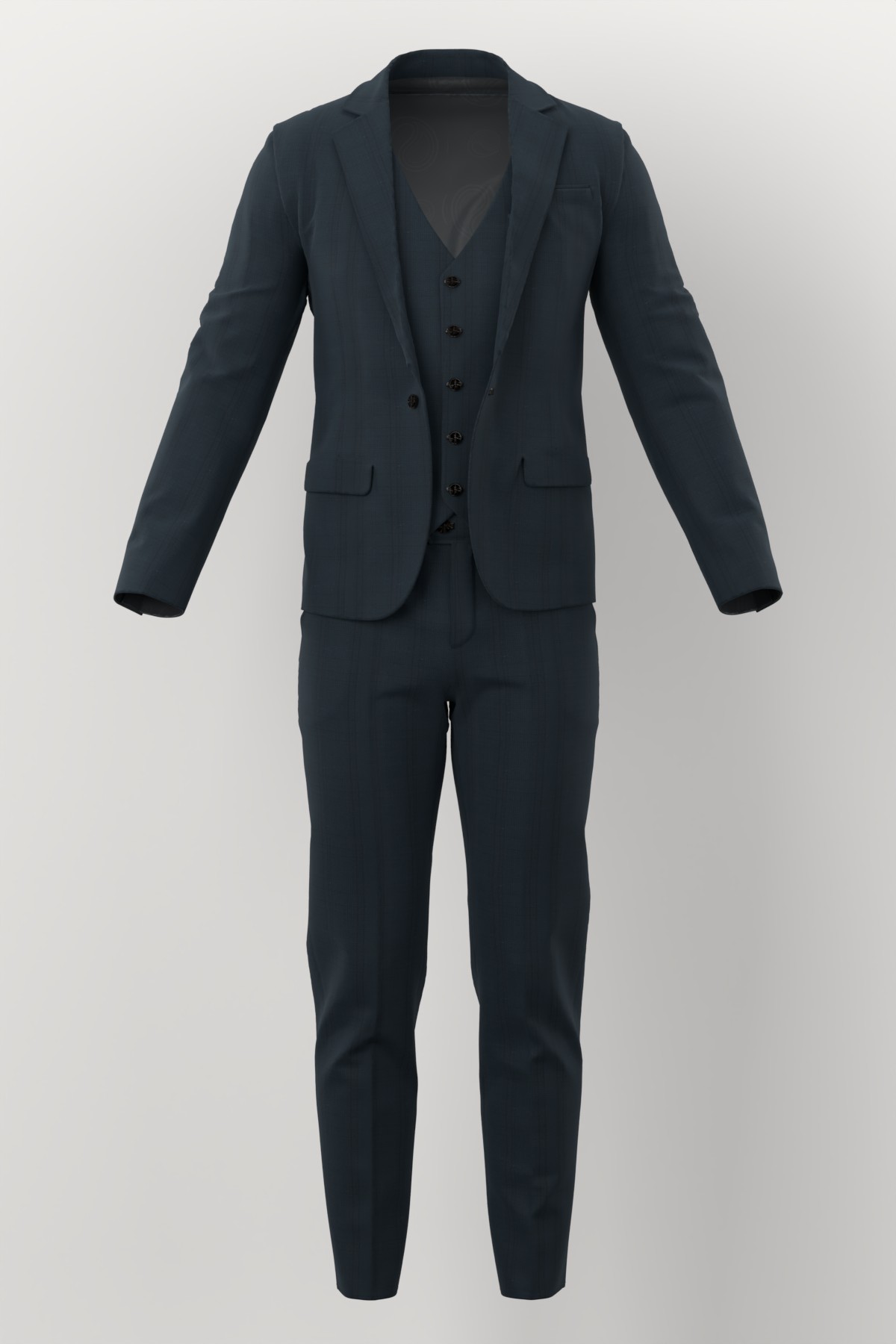 Dormeuil Amadeus No. 29806 made up: three-piece suit