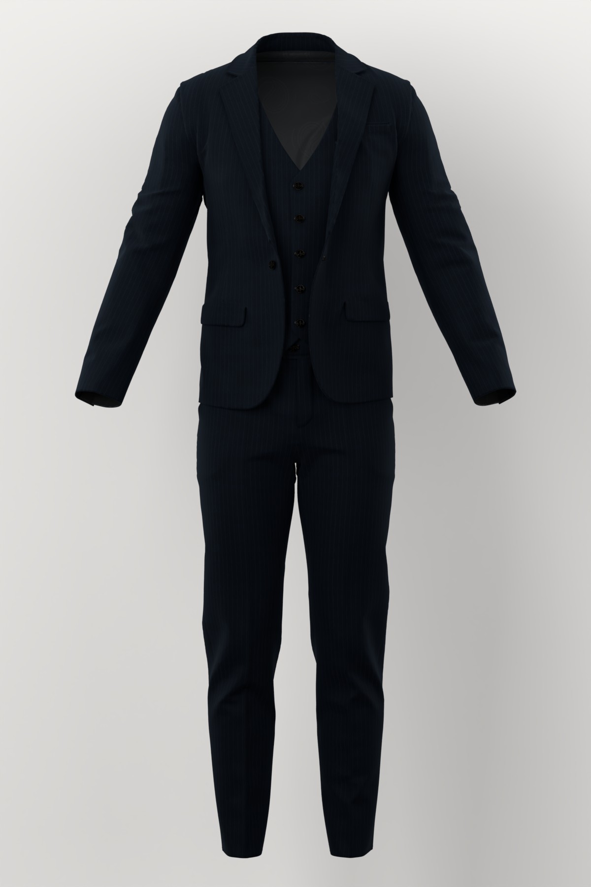 Dormeuil Executive No. 26473 made up: three-piece suit