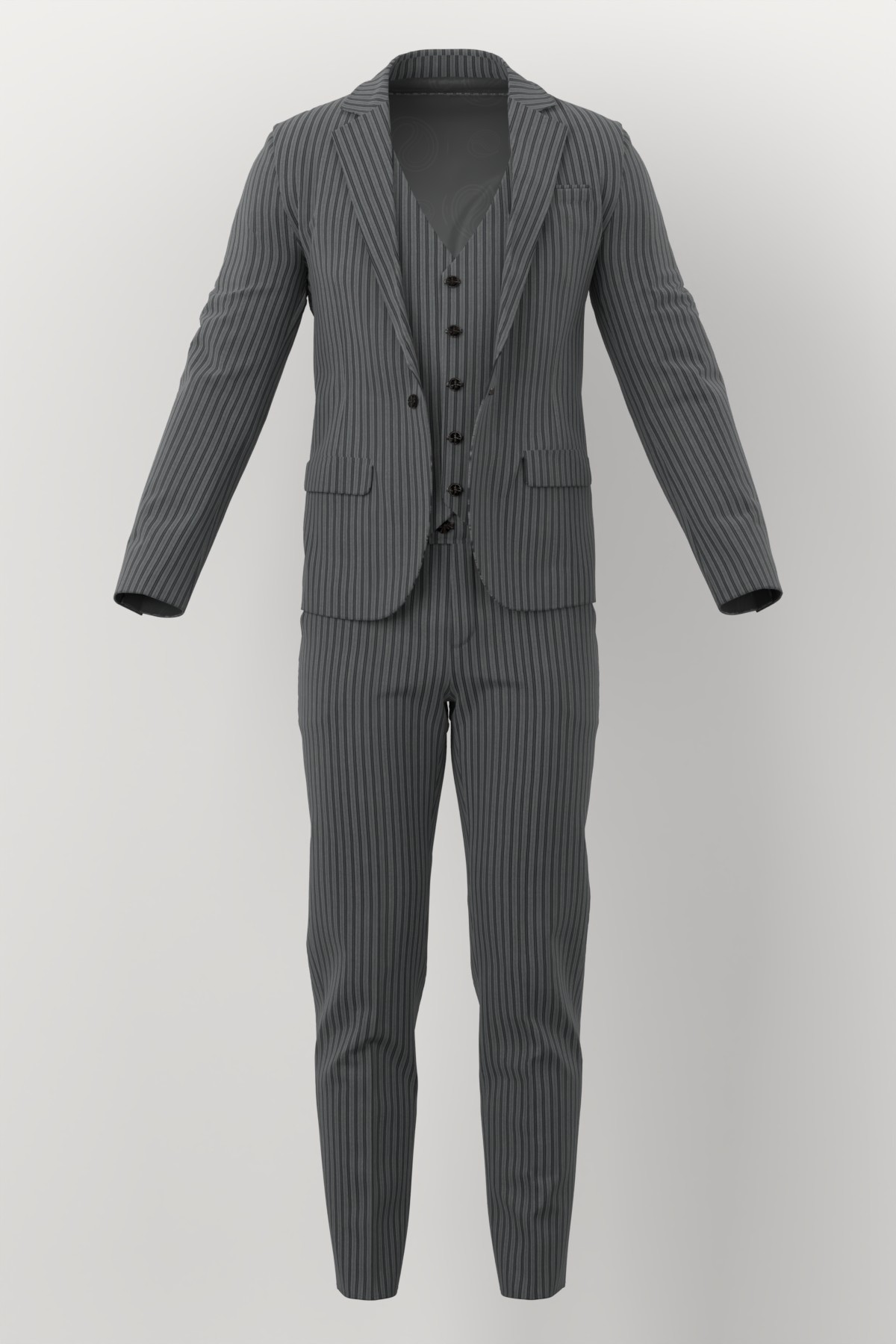 Gianfranco Bertolucci Ceremonial No. 23074 made up: three-piece suit