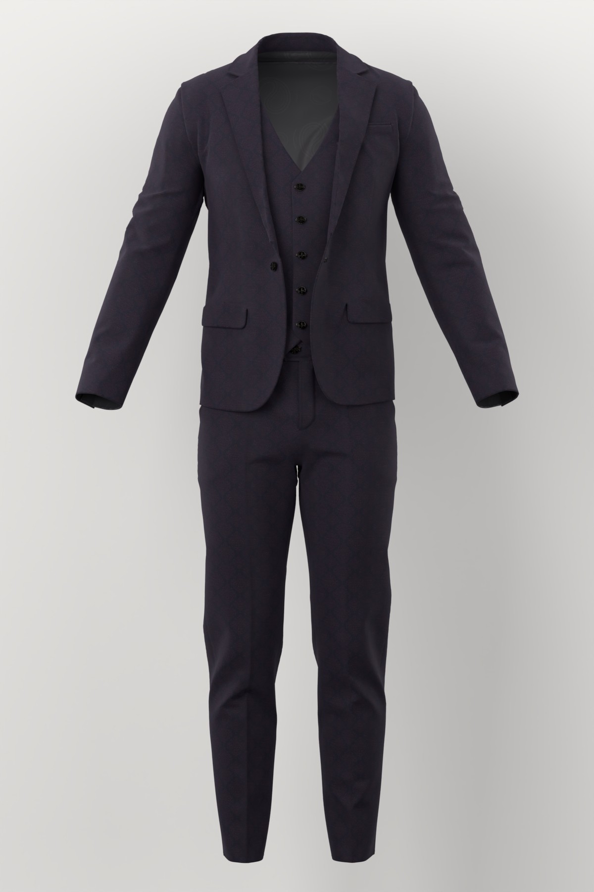 Gianfranco Bertolucci Ceremonial No. 30075 made up: three-piece suit