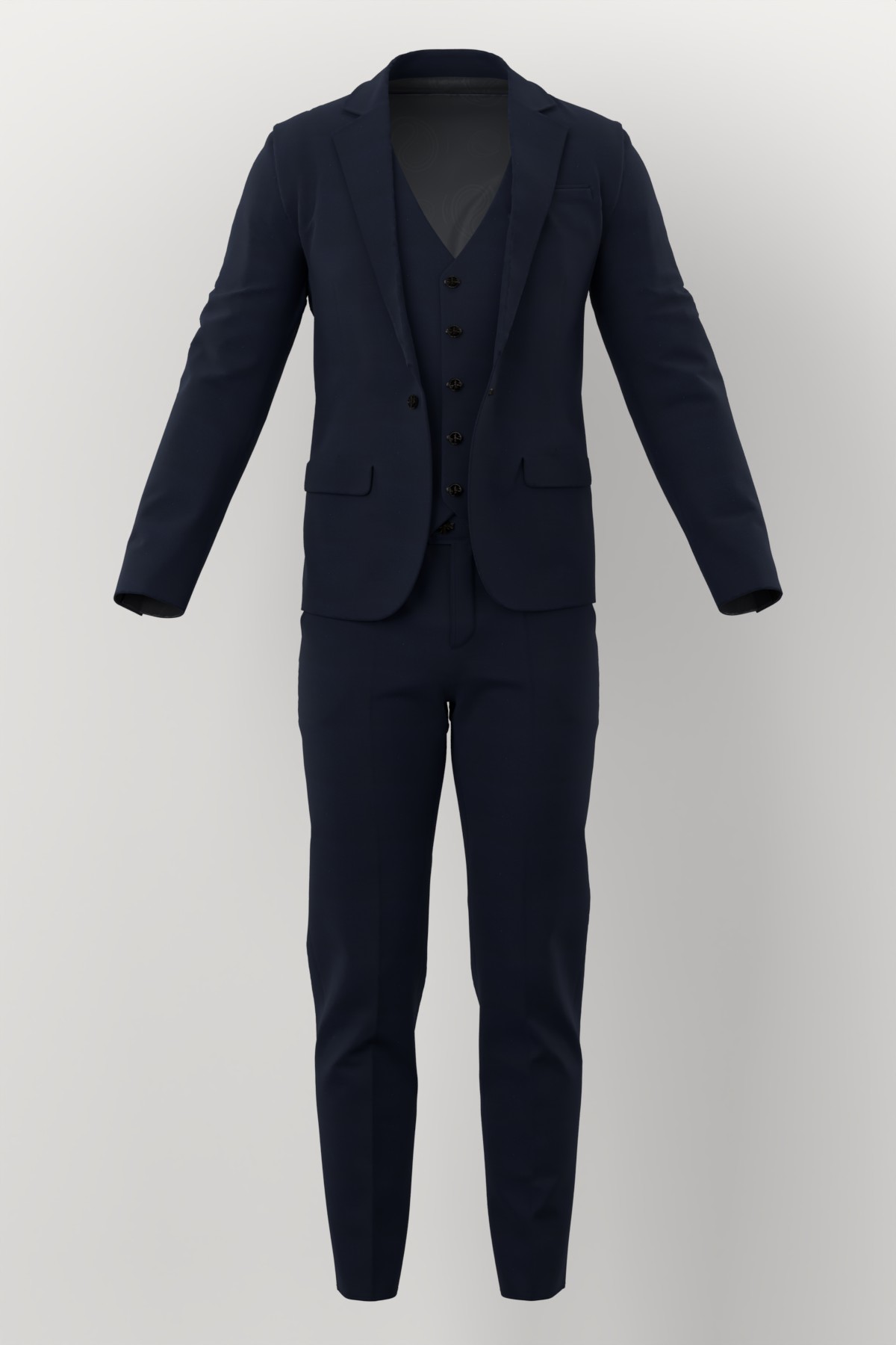 Gianluca Biatti Stretch Cotton No. 28198 made up: three-piece suit