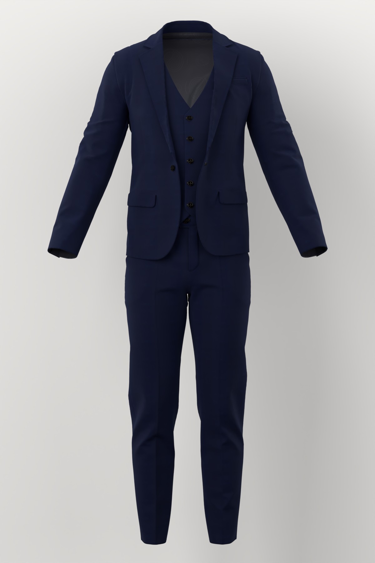 Gianluca Biatti Stretch Cotton No. 28817 made up: three-piece suit