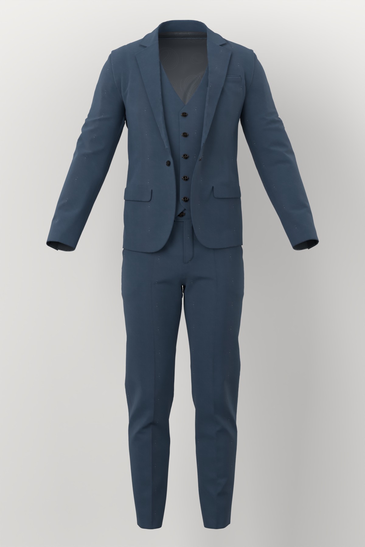 Gianluca Biatti Stretch Cotton No. 29555 made up: three-piece suit
