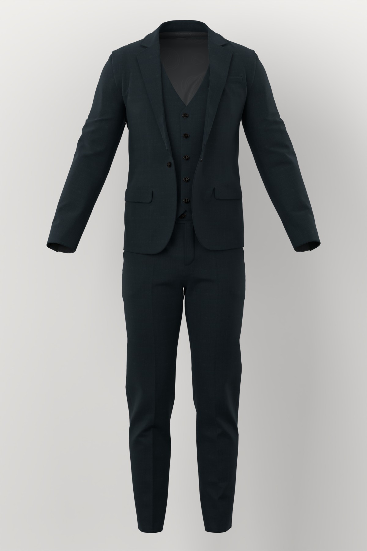 John Foster No. 27022 made up: three-piece suit