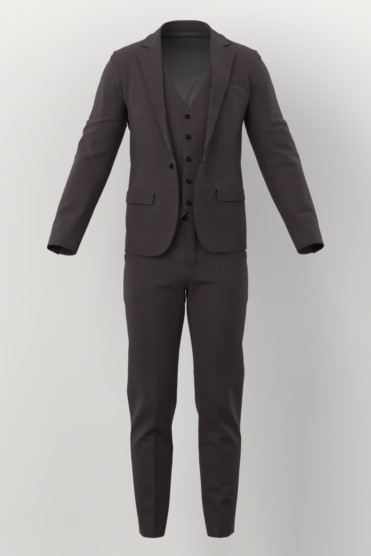 Lanificio Valdengo No. 26511 made up: three-piece suit