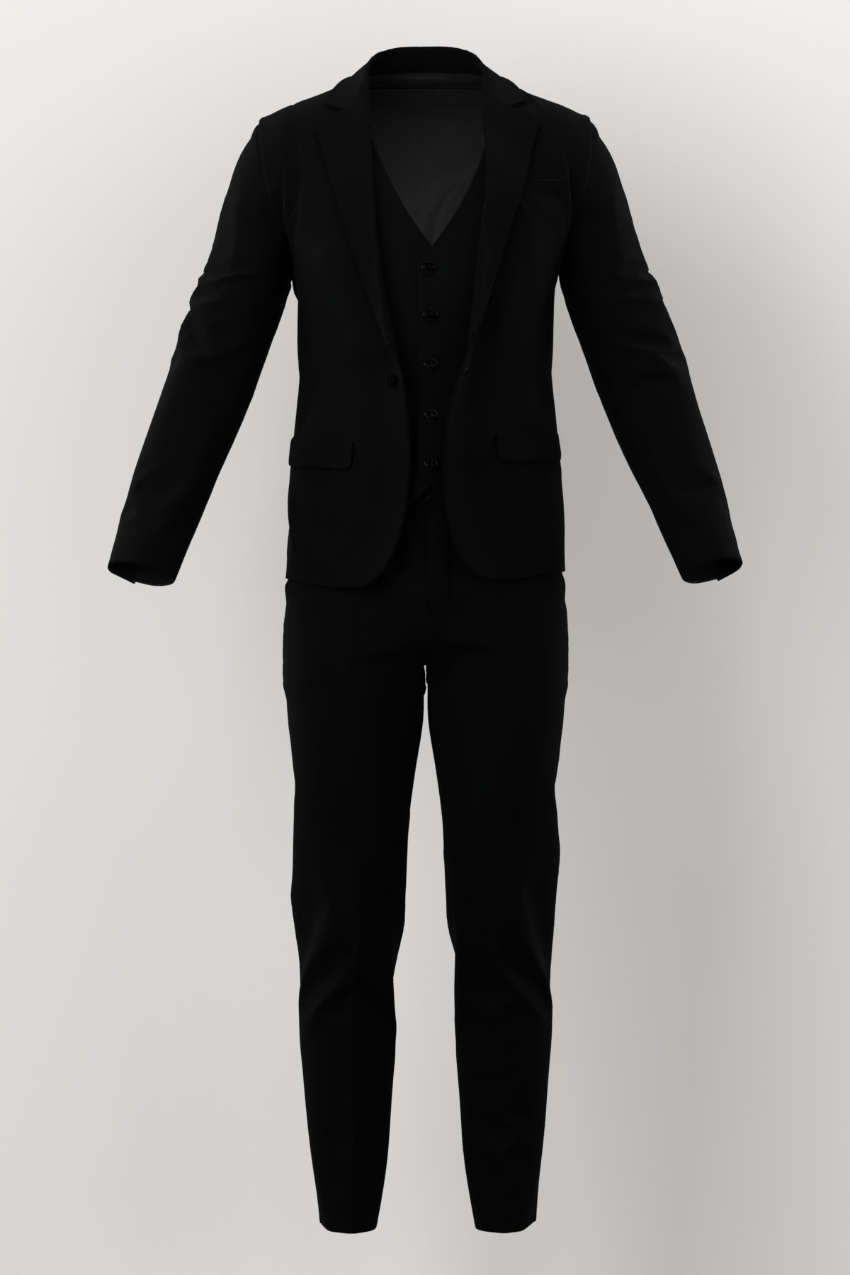 Linen No. 20161 made up: three-piece suit