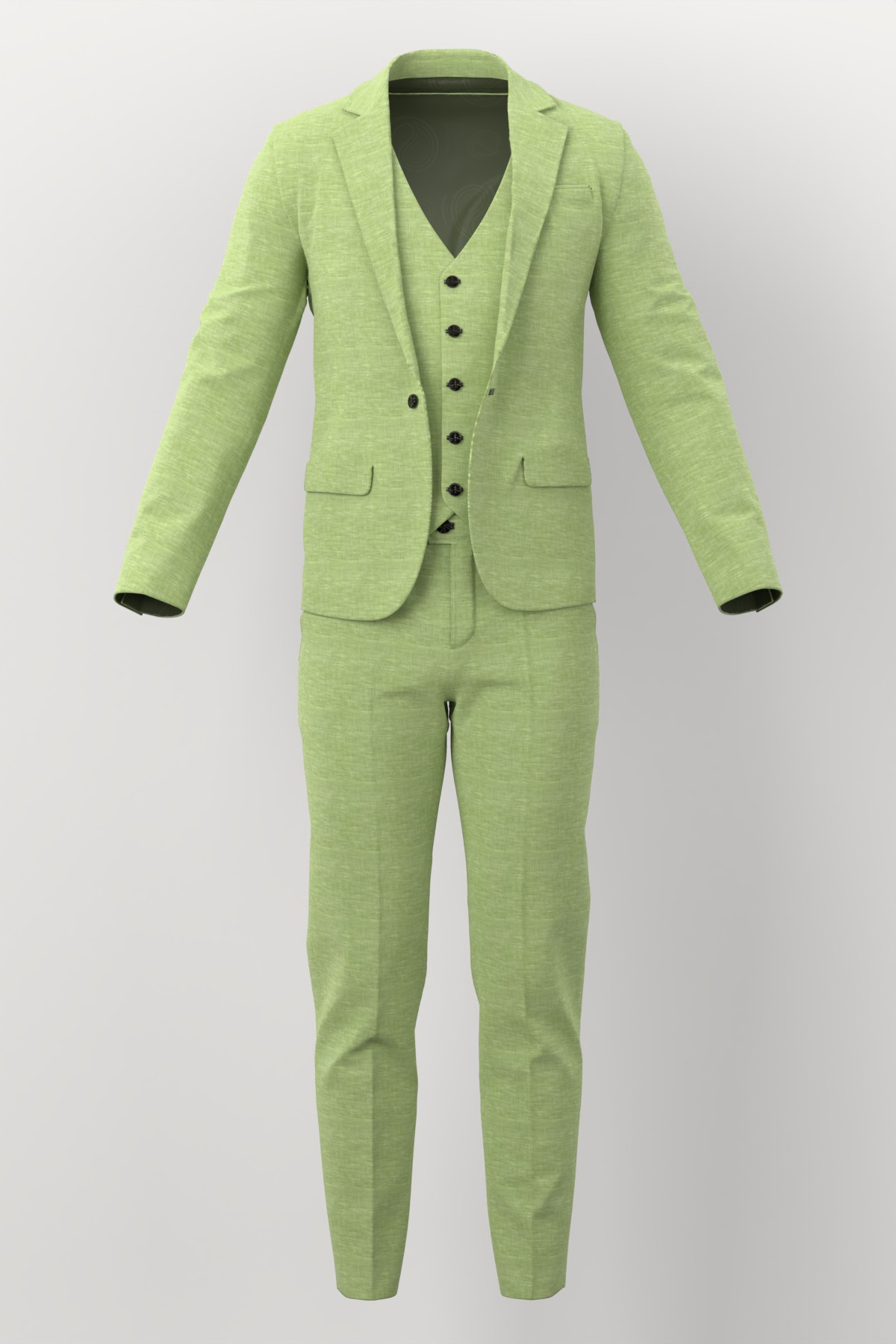 Linen No. 28722 made up: three-piece suit
