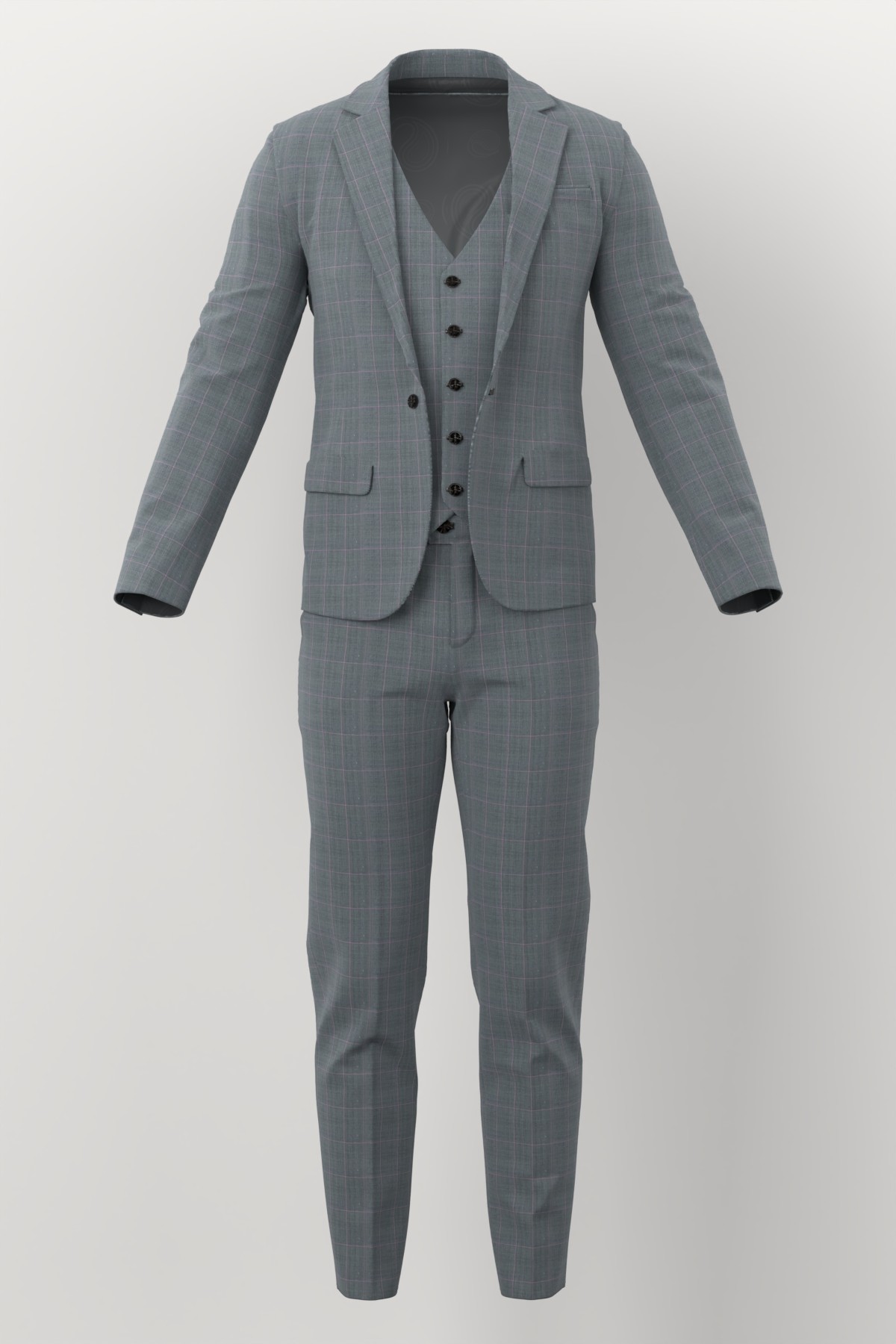 Lucciano Rossi No. 27903 made up: three-piece suit