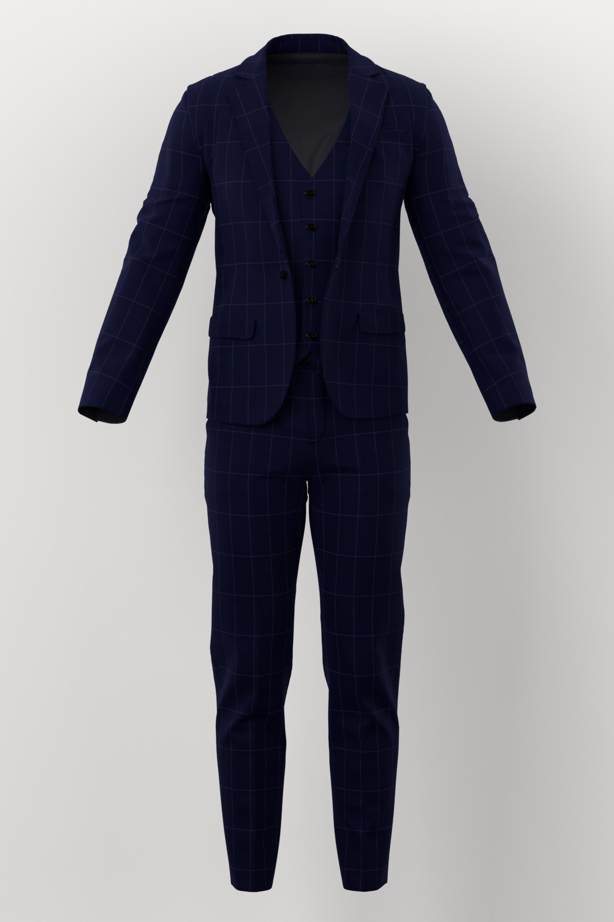 Lucciano Rossi No. 27916 made up: three-piece suit