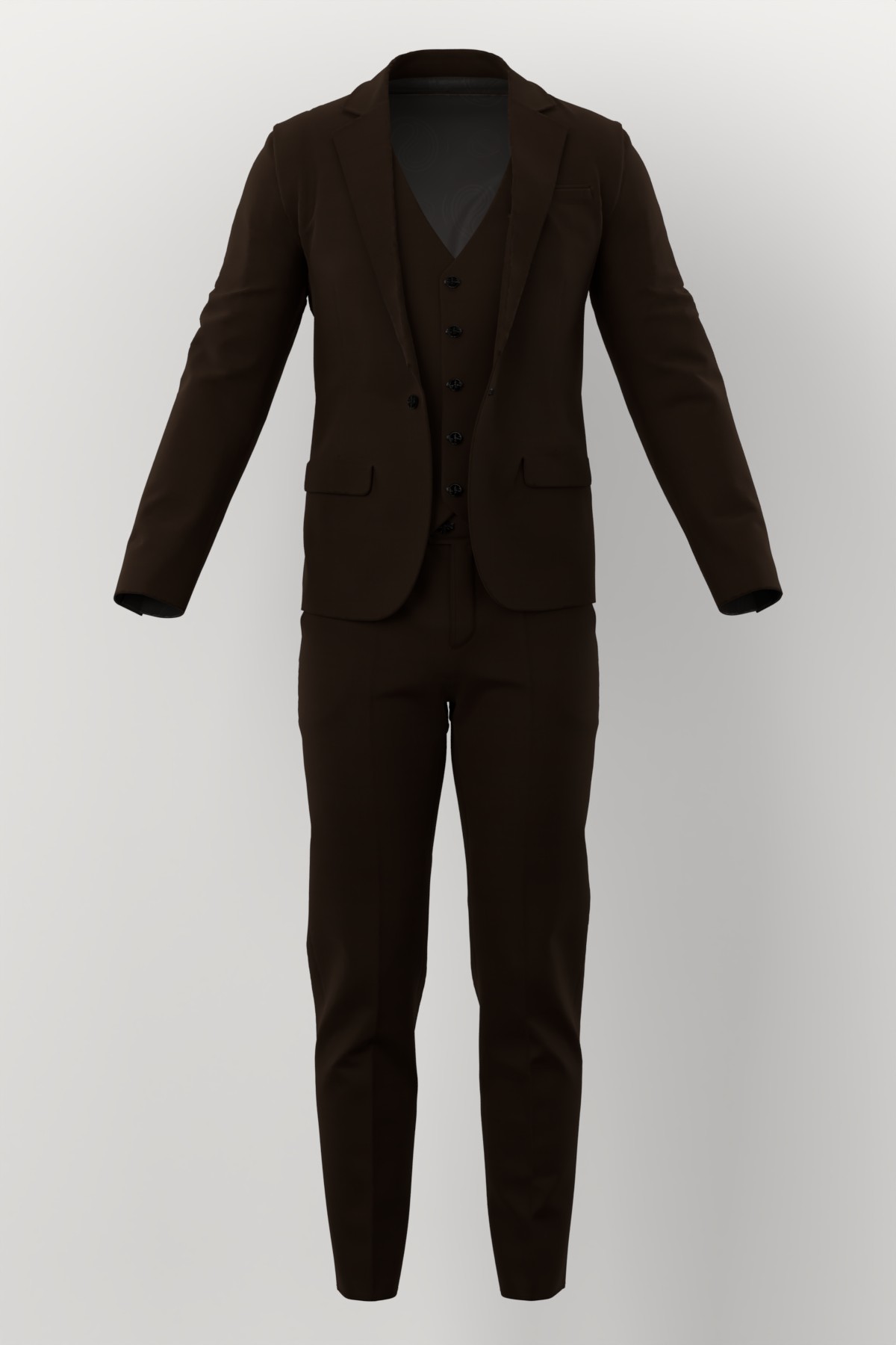 Marzotto Super 150's No. 25497 made up: three-piece suit