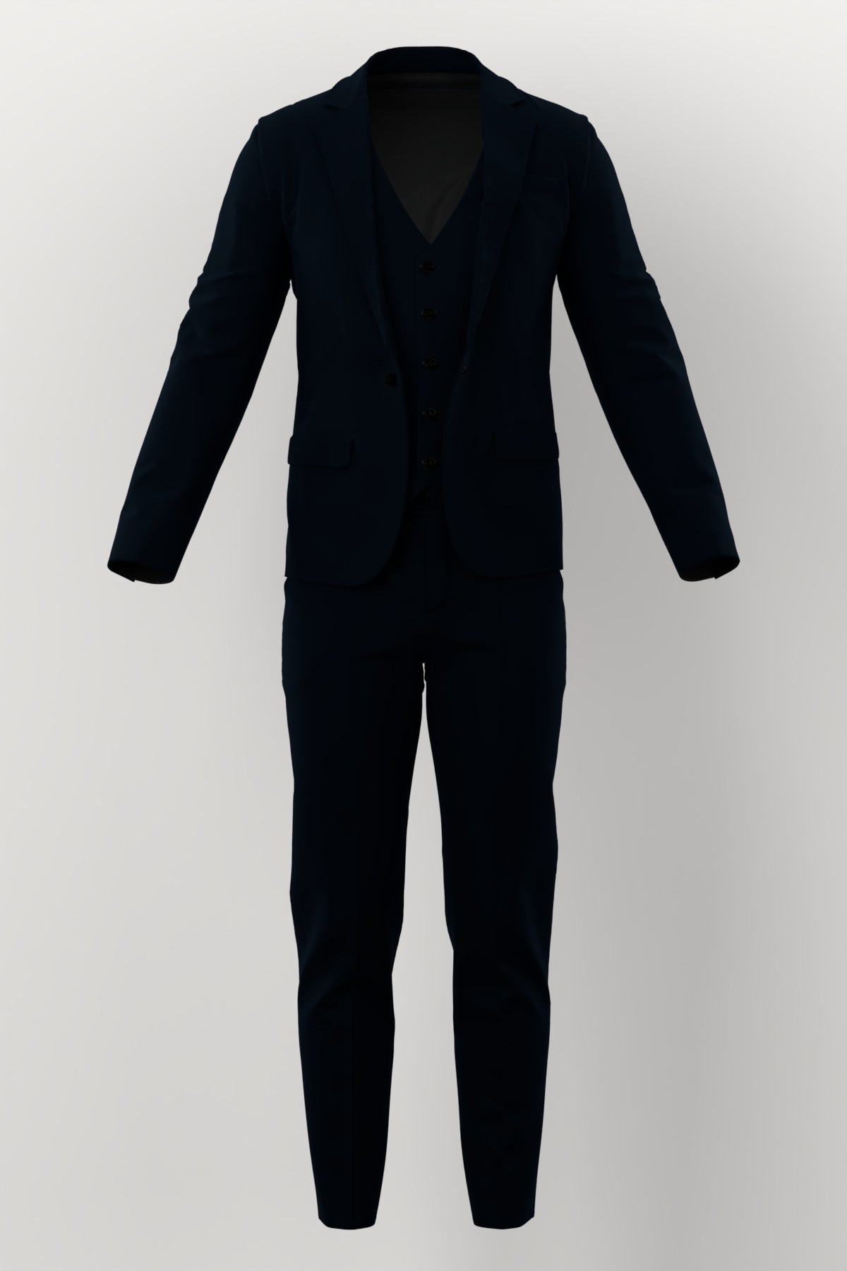 Marzotto Super 150's No. 25500 made up: three-piece suit