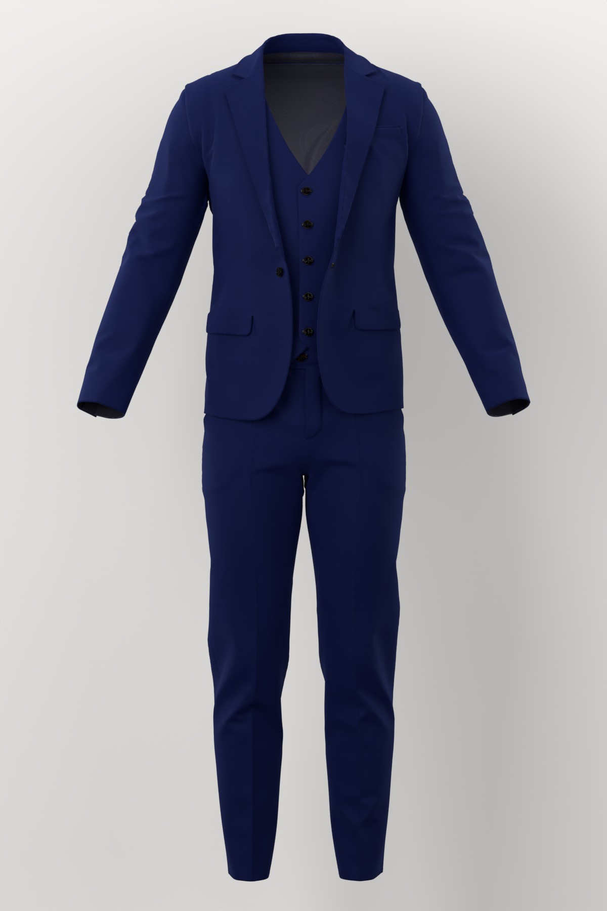 Marzotto Super 150's No. 27188 made up: three-piece suit