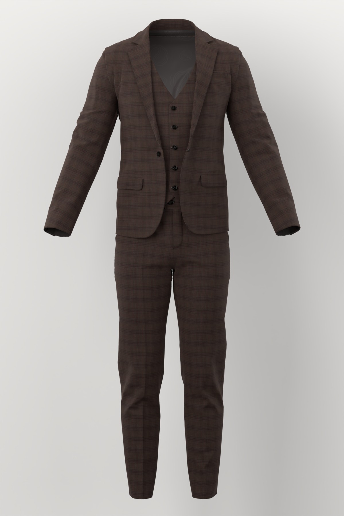 Marzotto Super 150's No. 27220 made up: three-piece suit