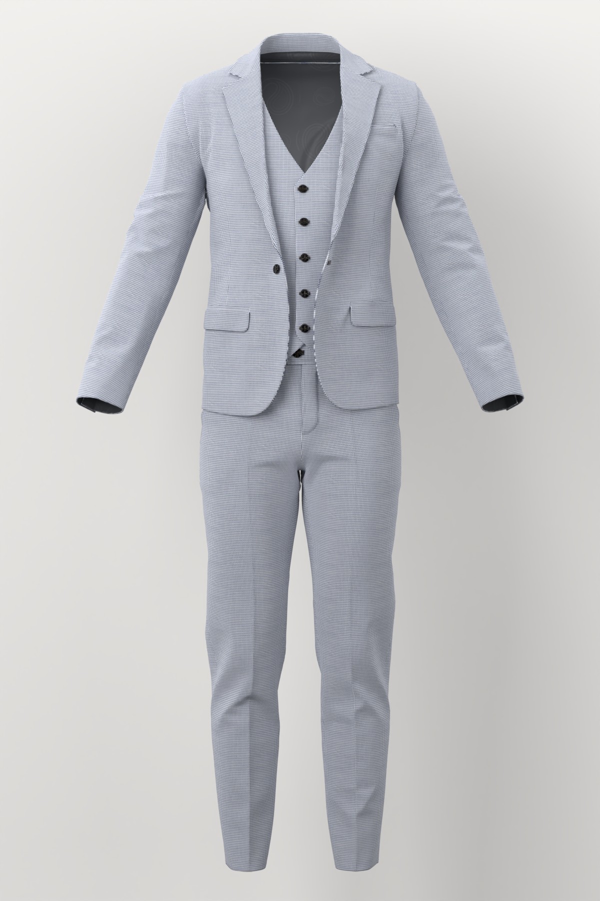 Tessitura Monti No. 30244 made up: three-piece suit