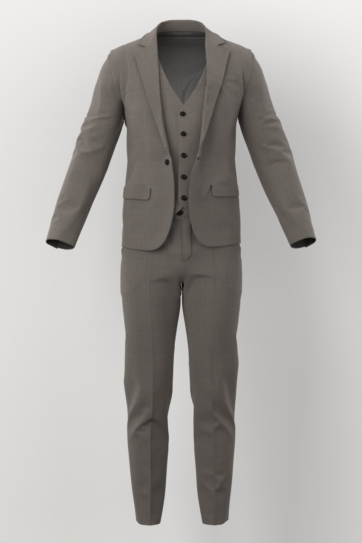 Trabaldo Cavalli No. 24996 made up: three-piece suit