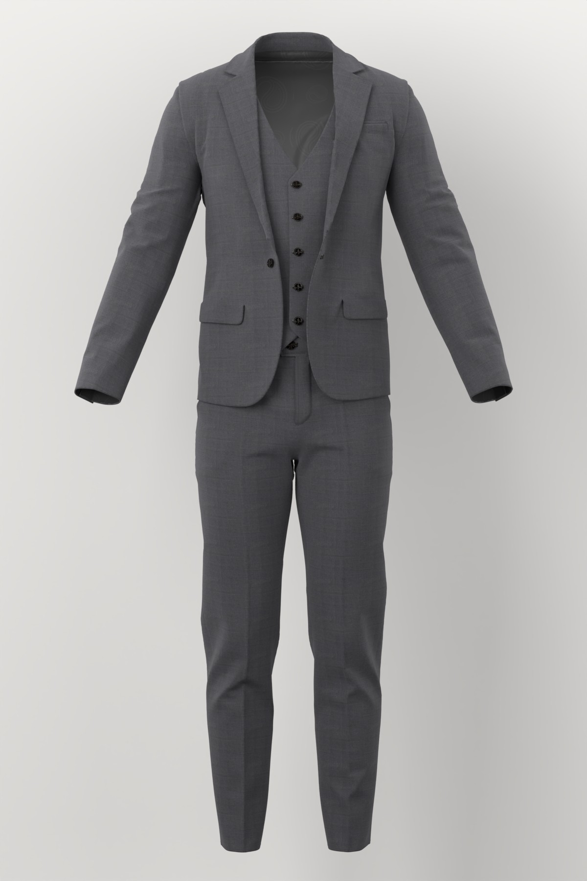 Trabaldo Cavalli No. 25023 made up: three-piece suit