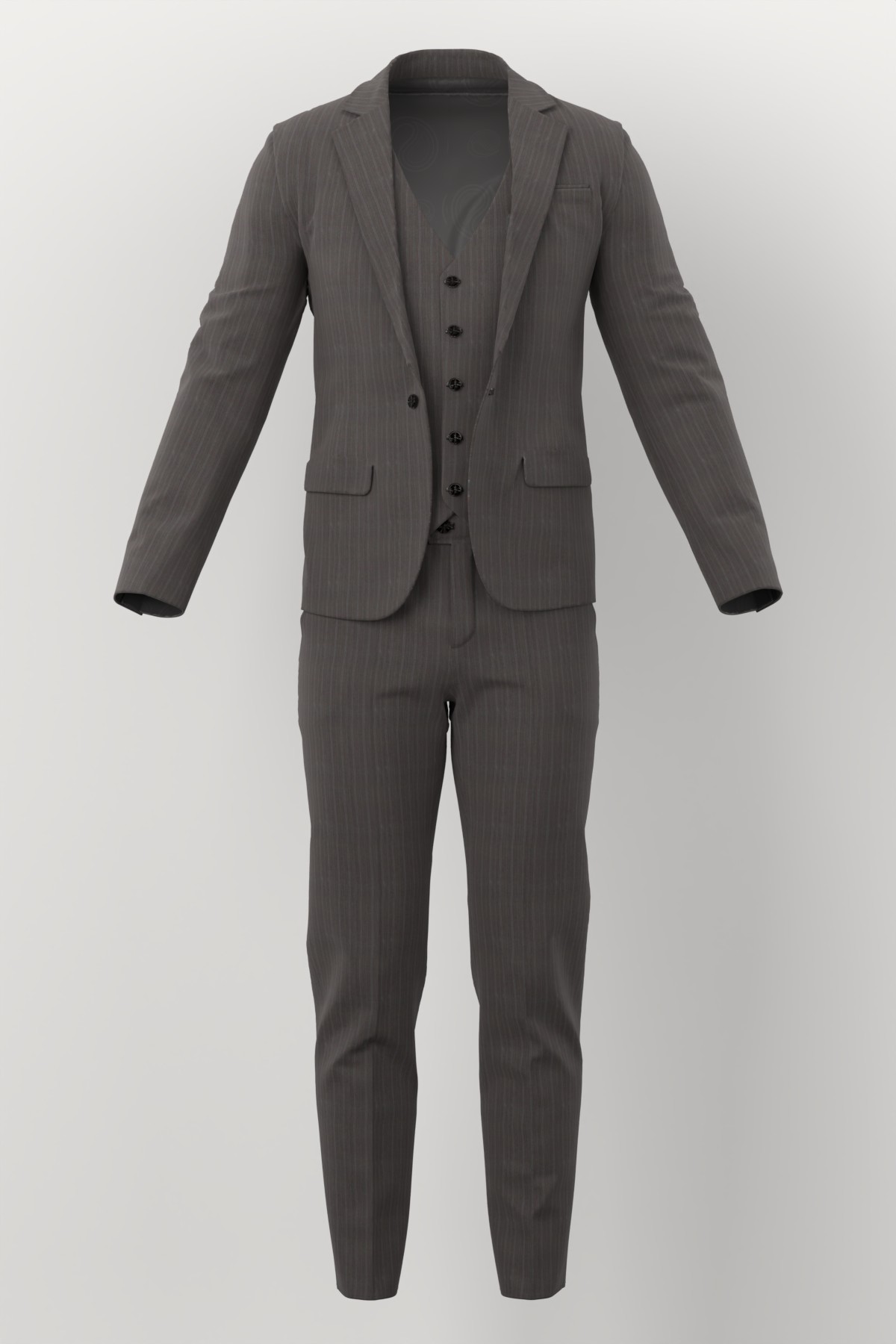 Trabaldo Cavalli No. 25068 made up: three-piece suit