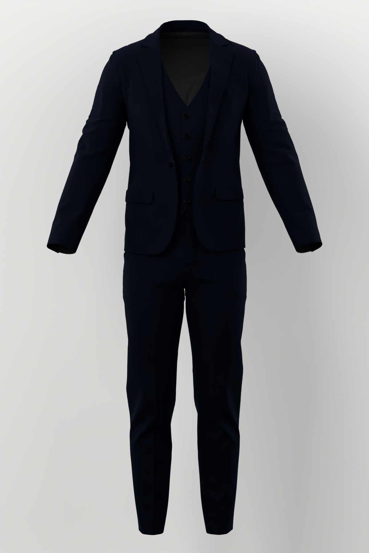 Trabaldo Cavalli No. 25076 made up: three-piece suit