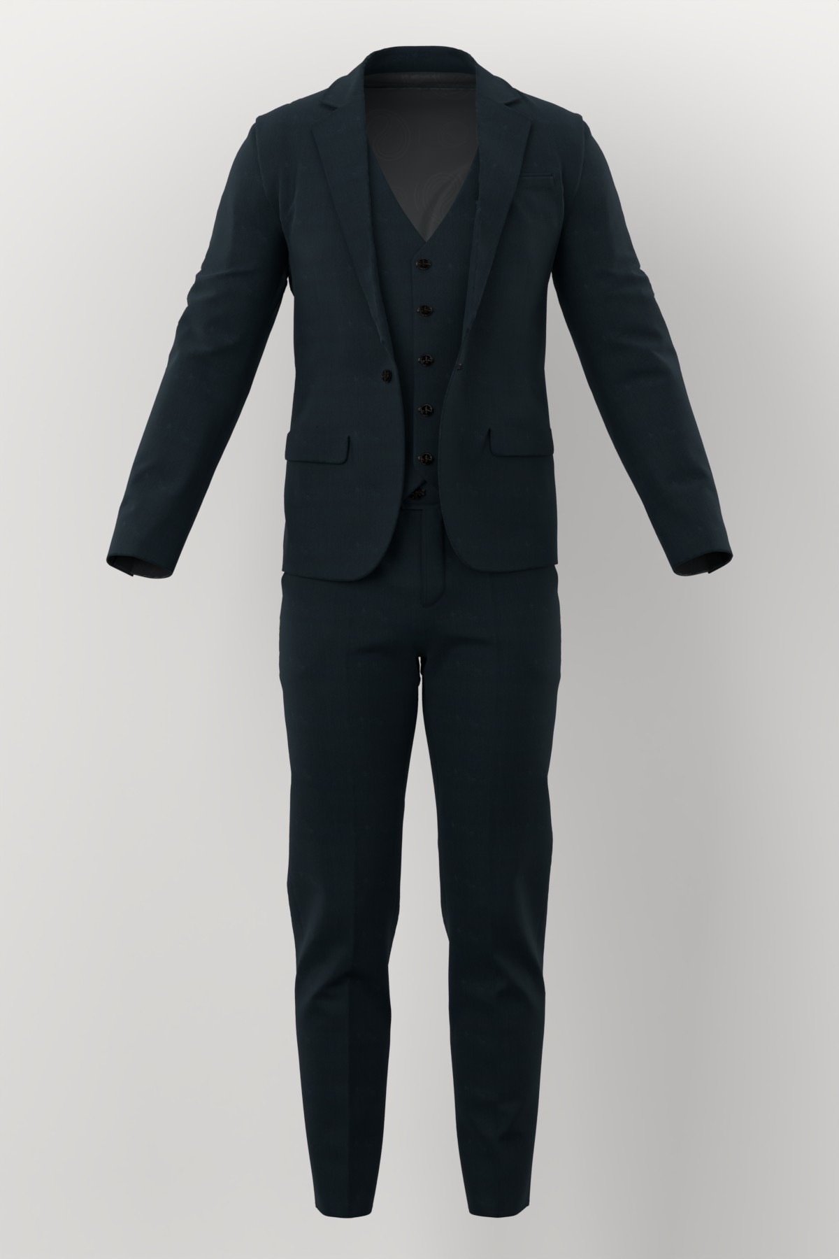 Trabaldo Cavalli No. 25080 made up: three-piece suit