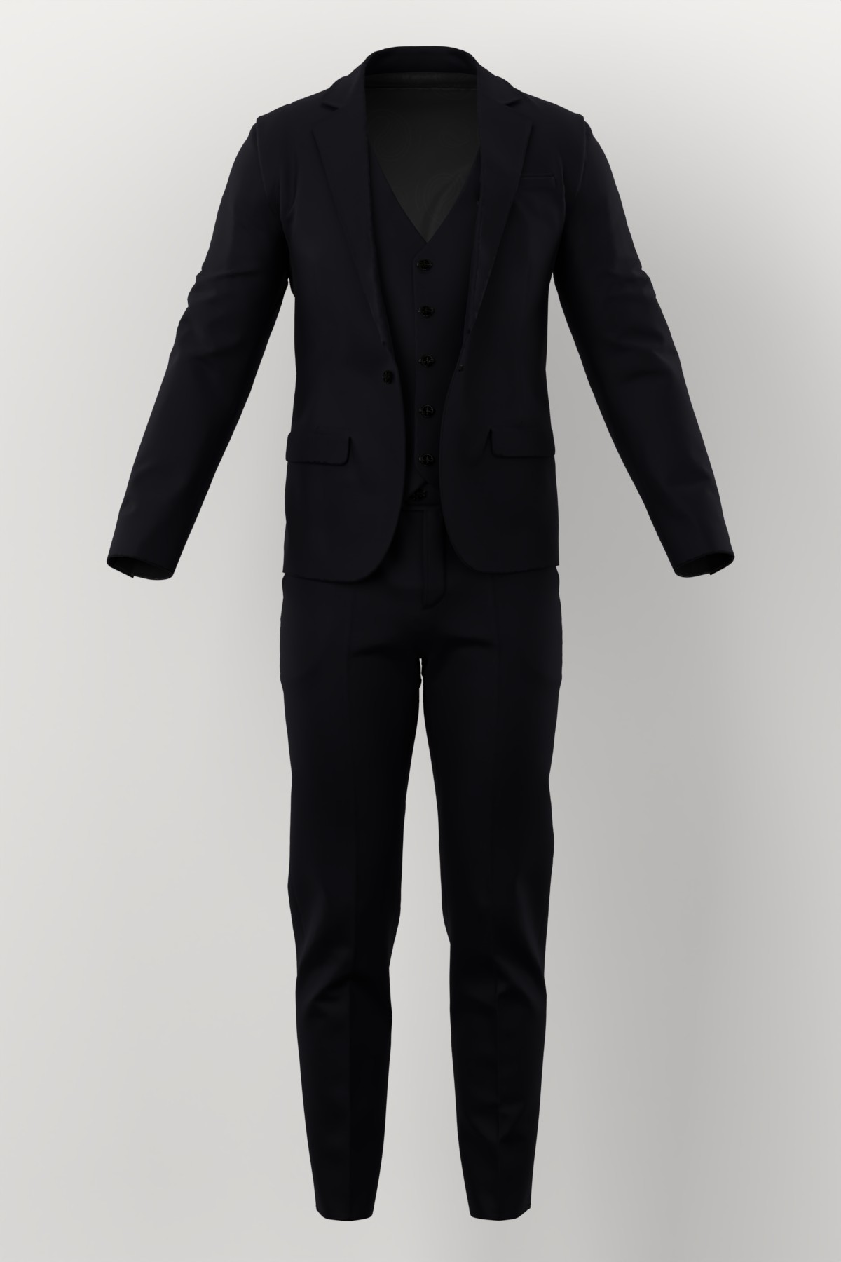 Vitale Barberis Canonico Wool & Mohair No. 28761 made up: three-piece suit
