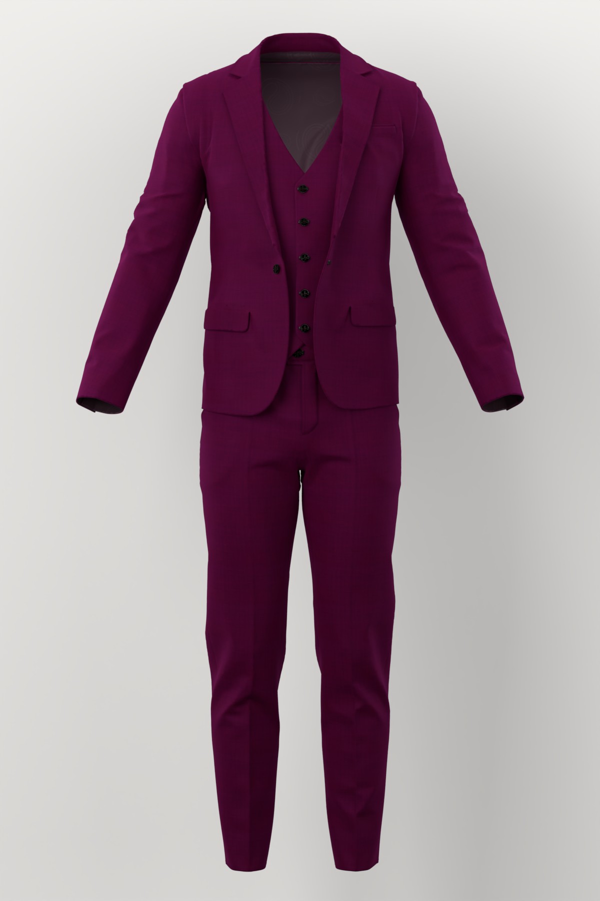 Vitale Barberis Canonico Wool & Mohair No. 28763 made up: three-piece suit