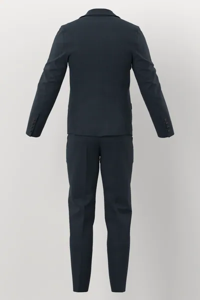 Dormeuil 15.7 Super 160's No. 27811 made up: back