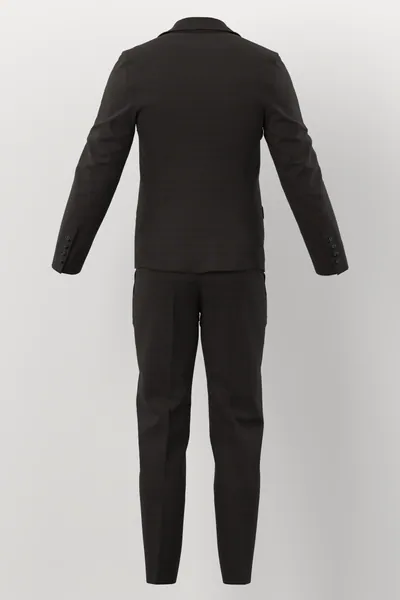 Loro Piana Super 130's No. 27256 made up: back