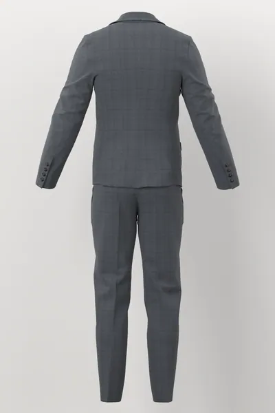 Loro Piana Super 150's No. 29724 made up: back