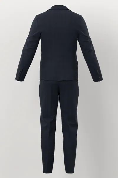 Loro Piana Super 150's No. 29736 made up: back