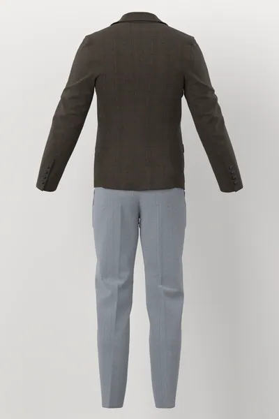 Marzotto Jacketing No. 25736 made up: back