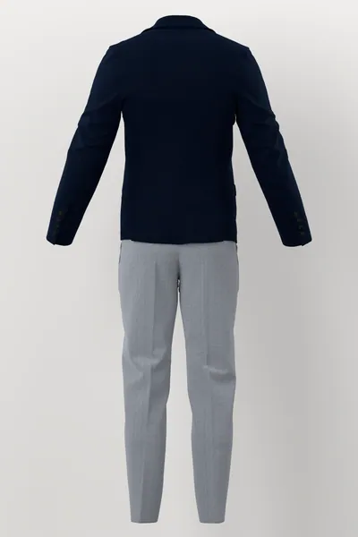 Marzotto Jacketing No. 26228 made up: back