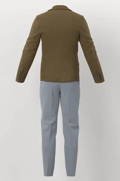 Marzotto Jacketing No. 26232 made up: back