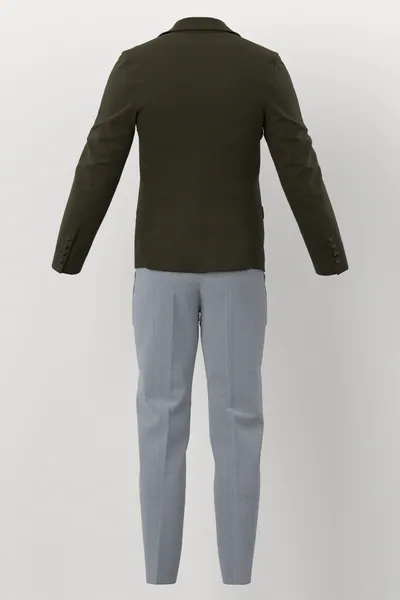 Marzotto Jacketing No. 26233 made up: back