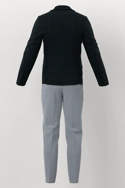 Marzotto Jacketing No. 26272 made up: back