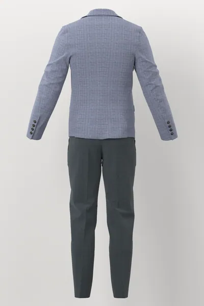 Marzotto Jacketing No. 26278 made up: back