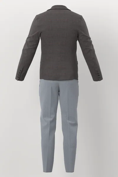 Marzotto Jacketing No. 26279 made up: back