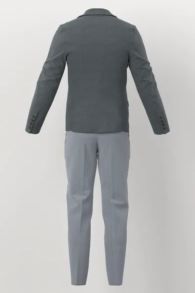 Marzotto Jacketing No. 26304 made up: back