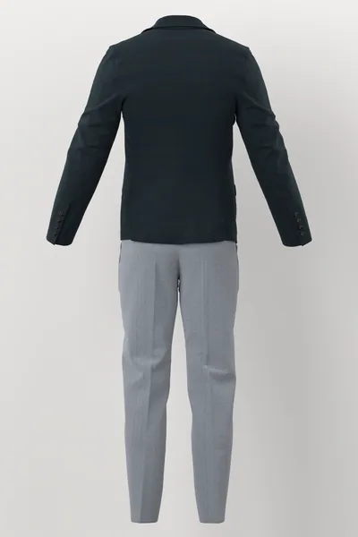 Marzotto Jacketing No. 27106 made up: back