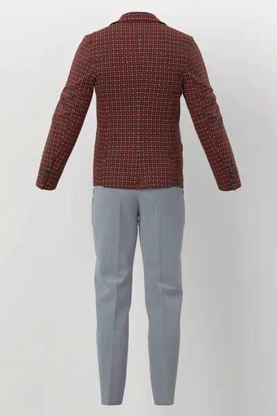 Marzotto Jacketing No. 28171 made up: back