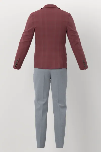 Michaelangelo Sports Jacketing No. 28837 made up: back