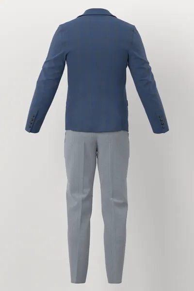 Michaelangelo Sports Jacketing No. 28852 made up: back