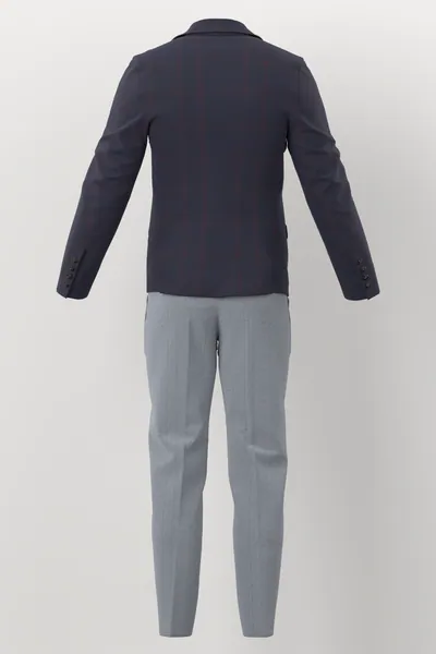 Michaelangelo Sports Jacketing No. 28863 made up: back